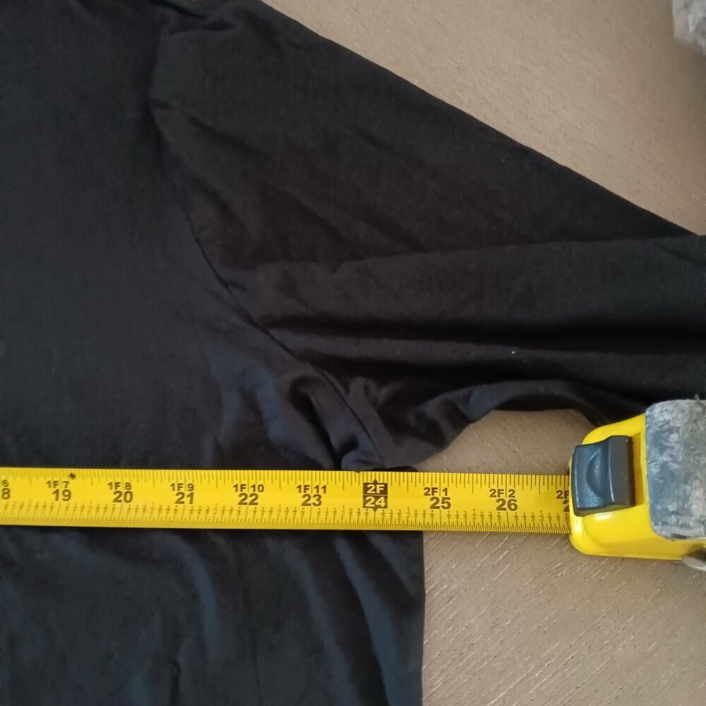 Lane Bryant NWT Black Mock Neck Long Sleeve Lightweight Pullover Top Sz 22 - Picture 5 of 8